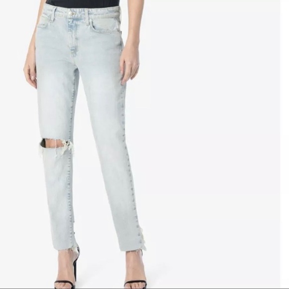 Joe’s  Taylor Hill Kass Ankle Slim Distressed Light Wash Jeans Size 28 NWT - Picture 2 of 8